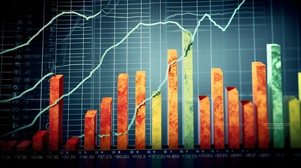 Increasing Graph Upward, charts climbing, increasing profits [Generative AI] 