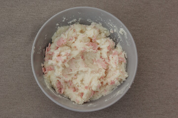 bowl of mashed