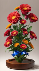 Fototapeta premium bouquet of flowers