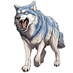 Aggressive Wolf