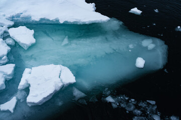 Sea ice in Svalbard