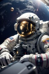 Fototapeta premium astronaut in space