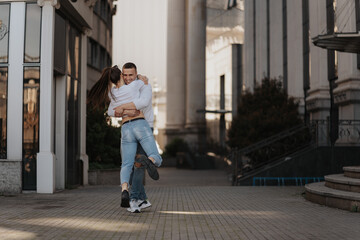 Smiling and having a good time