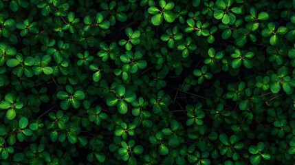 Abstract background green clover texture 