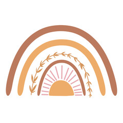 Obraz premium Rainbow Boho Decoration