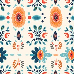 Bohemian Pattern vector illustration, Background