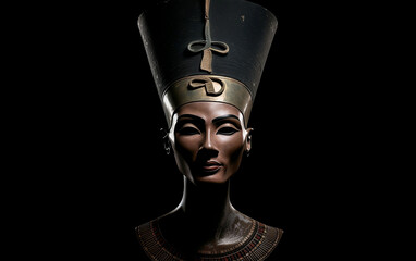 Nefertiti statue bust