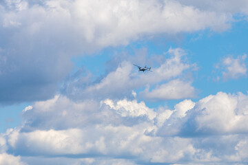 The plane on the field for skydivers.