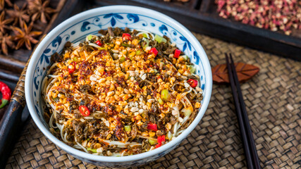 Yibin cuisine in Sichuan, China - Yibin fried noodles