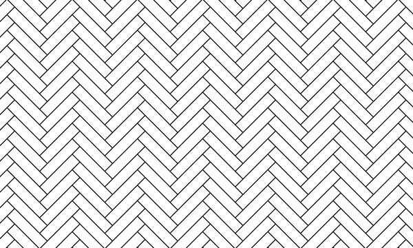 Black herringbone floor vector seamless pattern. Monochrome vintage parquet background. Vector 10 Eps.