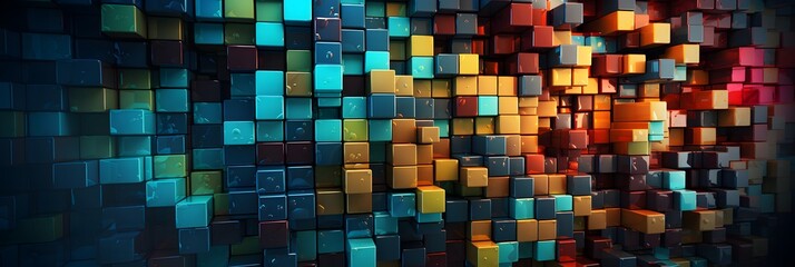 Abstract gradient background with bright neon colors