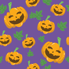 Seamless pattern simbol minmal halloween for background