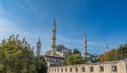Sultan Ahmet Mosque, one of the landmarks of Istanbul