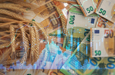Increase in the price of wheat and cereals due to the conflict. from Europe and sanctions.
World...
