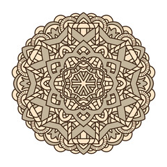 minimalis mandala ornament background vector illustration