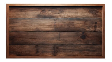 texture of old brown wooden banner - wood background. Created with Generative AI	
