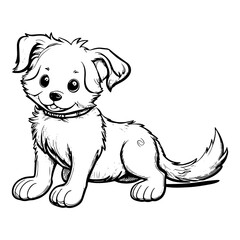  hand drawn kawaii coloring book illustration