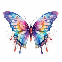 Watercolor Butterfly Clipart
