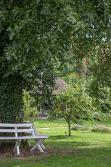 The beautiful Romantic Garden of Sanderumgaard in Denmark