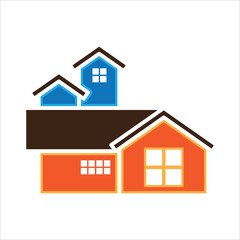 logo or symbol for apartment city and property