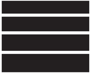 thick horizontal line divider outline collection