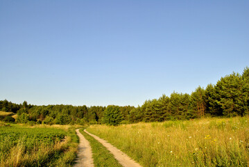 road in the countryside