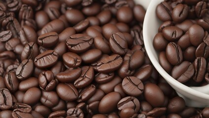Fresh coffee beans.
Generative AI