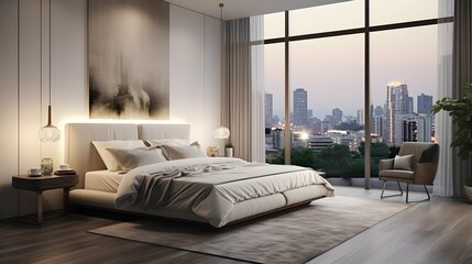 Luxury Bedroom Interior Design in a City