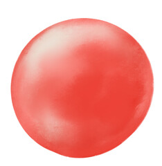 Round sphere circle circlular bubble shape hand painting   element - 629285334