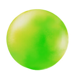 Round sphere circle circlular bubble shape hand painting texture illustration element