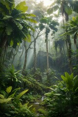 Obraz premium tropical jungle