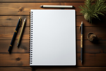 White blank sheets of a4 paper size or documents mockup with pen on a gray background. Template for design