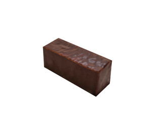 chocolate bar bird's milk on a white background