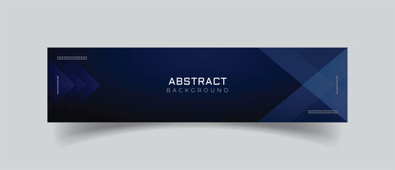 Linkedin banner design with abstract background