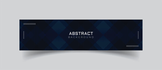 Linkedin banner with abstract pattern background