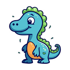 dinosaur cartoon baby cute © praja