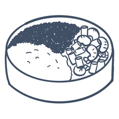 sea food line art
