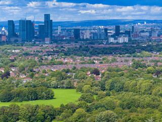 Obraz premium Manchester Skyline development. 