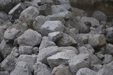 pile of rock material