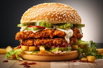chicken burger