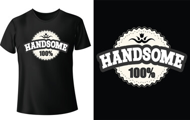 Trending typography black tshirt design concept for boys