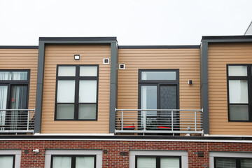 Skyline of success, Modern buildings symbolize growth, prosperity, and ambition in the real estate business world