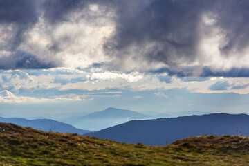 Green hills in Colombia