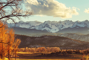 Fototapeta premium Late autumn in Colorado
