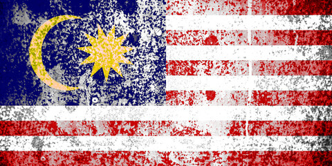 malaysia flag texture as a background