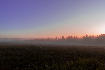 sunrise in the morning