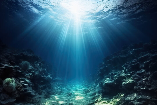 Abstract Underwater Background