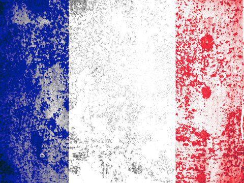the french flag texture as background
