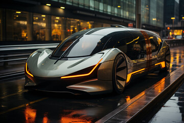 Futuristic transportation. 