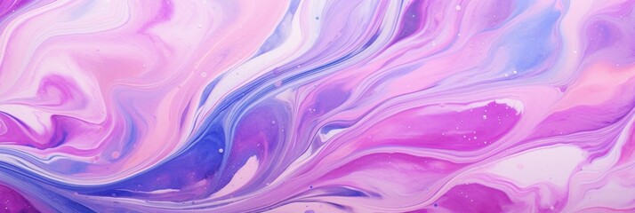 Abstract background of pink and purple colors, fluid art acrylic paints. Marble imitation. Generative AI